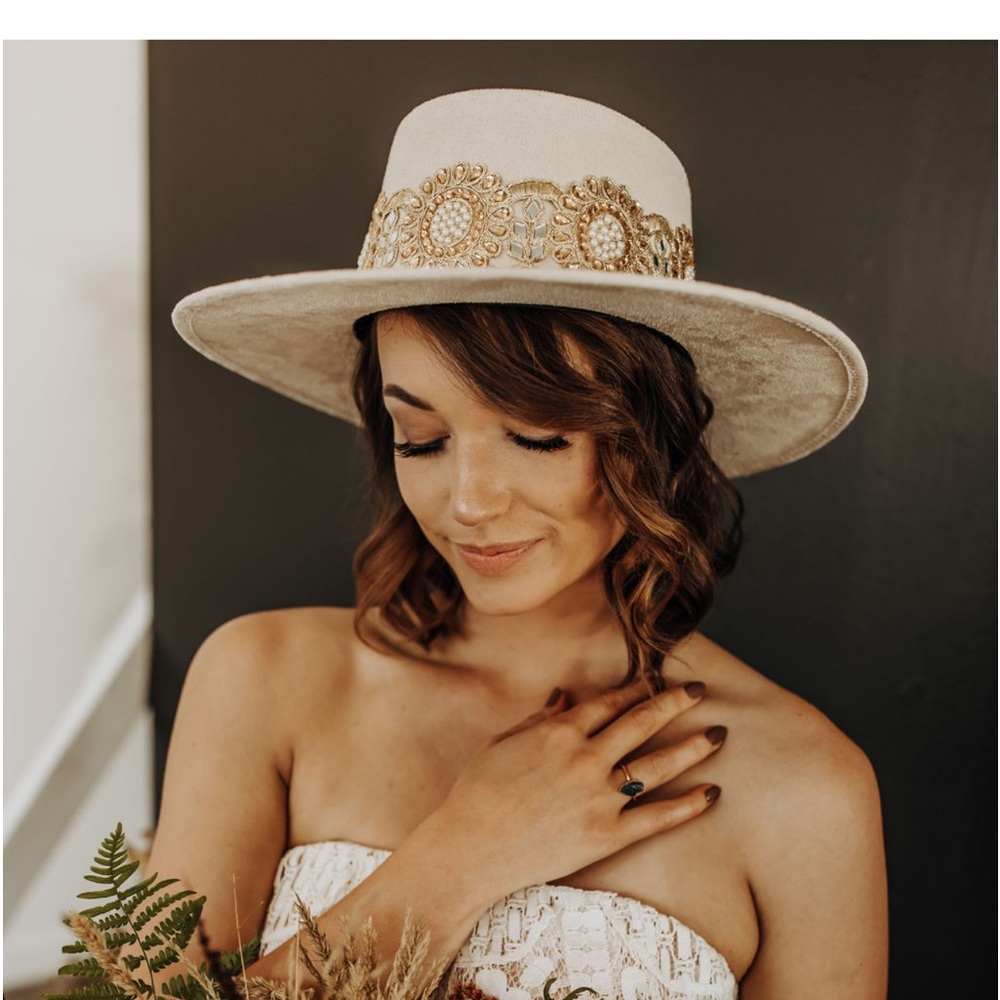Hats n roses Hat “I do” perfect for wedding day